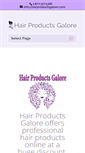 Mobile Screenshot of hairproductsgalore.com